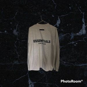 Essential fear of god long sleeves grey